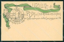Militari 30º Reggimento Fanteria Fucilieri di Pisa Ape cartolina XF4754