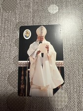 scheda telefonica rara Papa