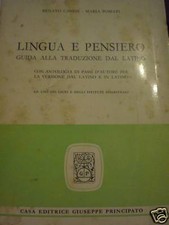 RENATO CANESI - MARIA POMATI - LINGUA E PENSIERO 1966