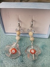 Orecchini Murrina Vetro Di Murano & Pietra Di Luna