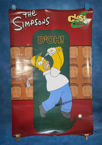 The simpsons signed poster - the,