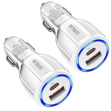 2 Pack 2 Porte USB Adattatore
