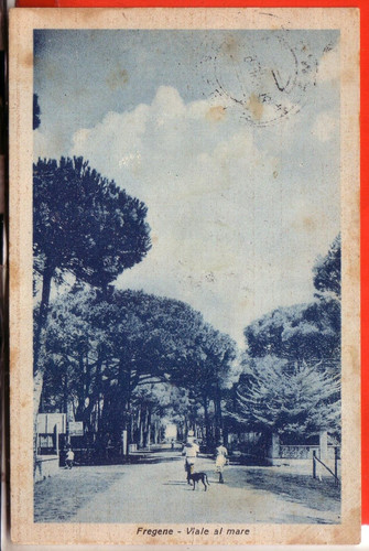 Cartolina fregene - cartolina, fp