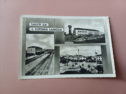 Cartolina saluti s - saluti, da