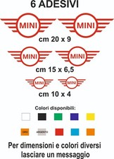 adesivi  mini cooper countryman clubman vinile prespaziati  per auto moto caschi