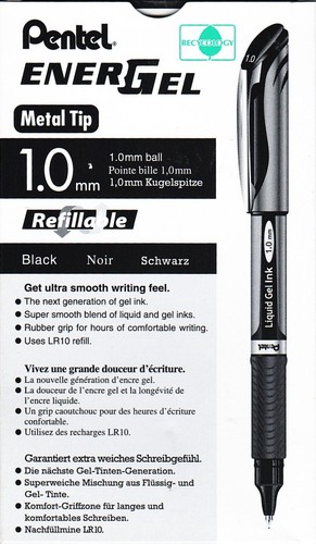 Penne pentel energel - nere, set
