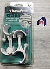 COPPIA 2 Pz APPENDINO GANCIO SCATTO X SCALDASALVIETTE TERMOARREDO UNIVERSALE ITA