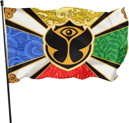 Bandiera tomorrowland belgio - bandiera,