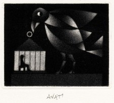 AVATI MARIO  "I viaggi di Gulliver 14 " 1973 - MANIERA NERA