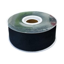 Nastro in VELLUTO DOPPIO 40 mm x 7 metri NERO 14XU