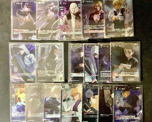 Detective conan card black - detective,