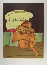 Valerio Adami: ille hic et raphael, 1983 (firmato a mano)