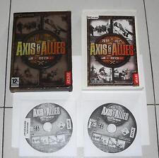 Gioco Pc Cd AXIS & ALLIES 1939 1945 Big Box OTTIMO 2 cd 2004 WWII