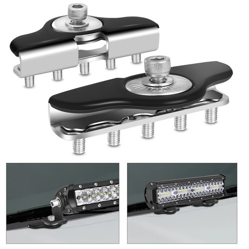 Pillar hood clamp holder - 2x,