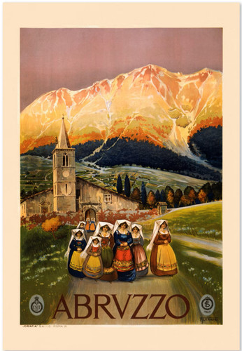 Abruzzo italia poster - abruzzo,