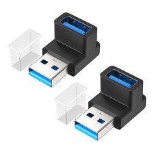 Gbformat Adattatore USB 90 Gradi Adattatore USB3.2 Maschio a Femmina Adattatore