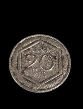Moneta 20 Cent  1918 Regno d'Italia Esagono