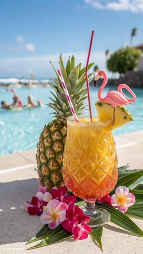 Foto vintage bevanda - bevanda, ananas
