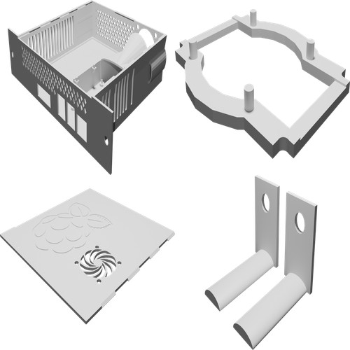 Case server rack - server,