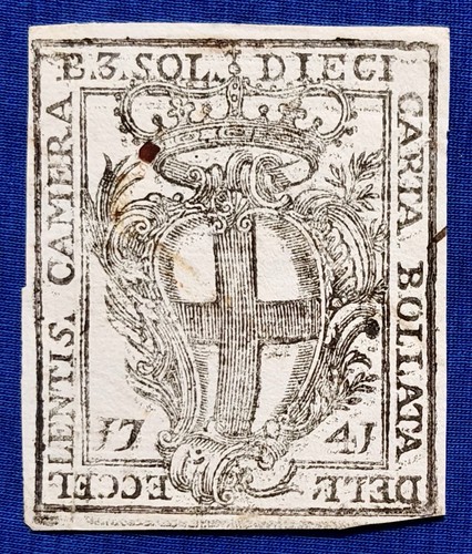 Carta bollata soldi 1741 - carta,
