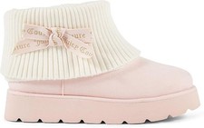 Stivali Juicy Couture Pierre tacco piatto rosa fiocco donna taglia 7 nuovi con etichette Fast Viral TIKTOK