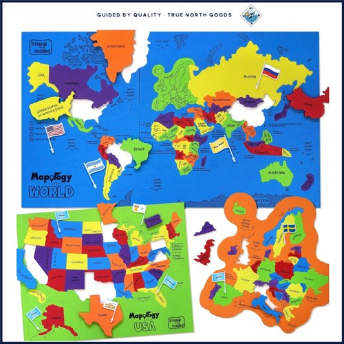 Puzzle geografia interattiva - puzzle,