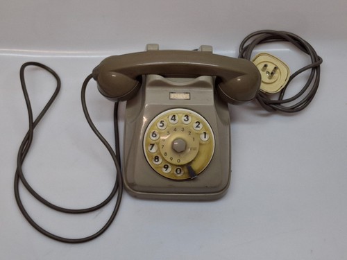Telefono fisso vintage con - telefono,