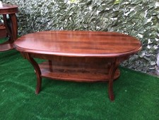 Tavolino legno ovale da - tavolino,