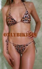 SEXY BIKINI DI OTTIMA QUALITA' 2 PEZZI CON PERIZOMA LEOPARDATO  303