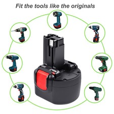 9.6V 5.0Ah Ni-MH Batteria per