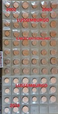 EURO LUSSEMBURGO GIRO COMPLETO DA 1 - 2 - 5 CENTESIMI DAL 2002 AL 2024 FDC