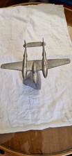 AEREO P.38 CACCIA IN ALLUMINIO SU BASE ALLUMINO