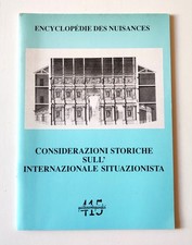 Considerazioni storiche