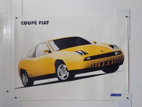 Fiat coupe manifesto poster - fiat,