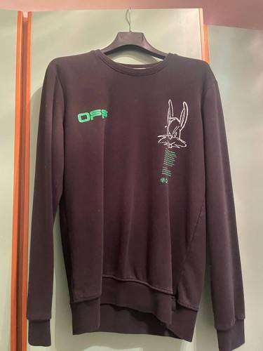 Felpa off white taglia - white,
