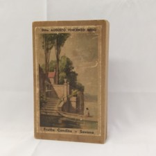 Scatola in legno primo 900 Ditta Augusto Vincenzo Besio Frutta Candita - Savona