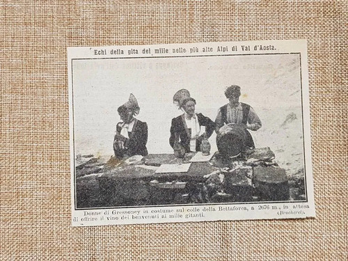 Val aosta nel - val, 1913