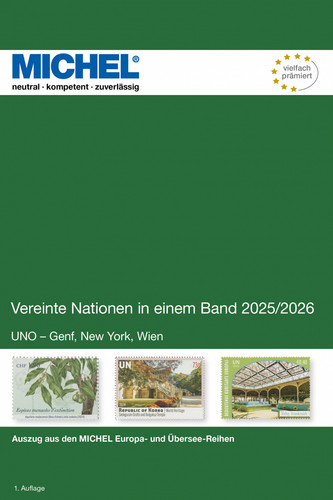 Michel 2025 2026 - catalogo, onu