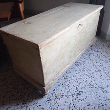 Cassapanca antica laccata - Ottocento