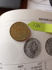 MONETA ORIGINALE DA 200 LIRE del  1981