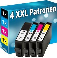 4x CARTUCCE INCHIOSTRO per HP