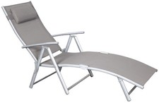 LETTINO SPIAGGIA PRENDISOLE CHARME CON SCHIENALE REGOLABILE