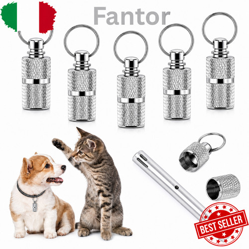 Targhetta cane gatto con - id,