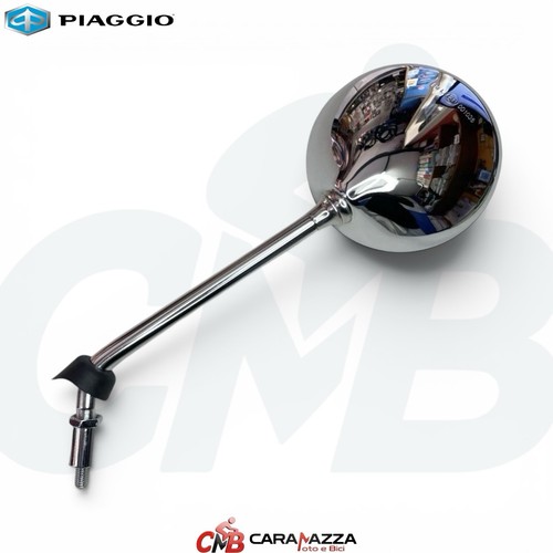 Specchietto sinistro cromato - specchietto,