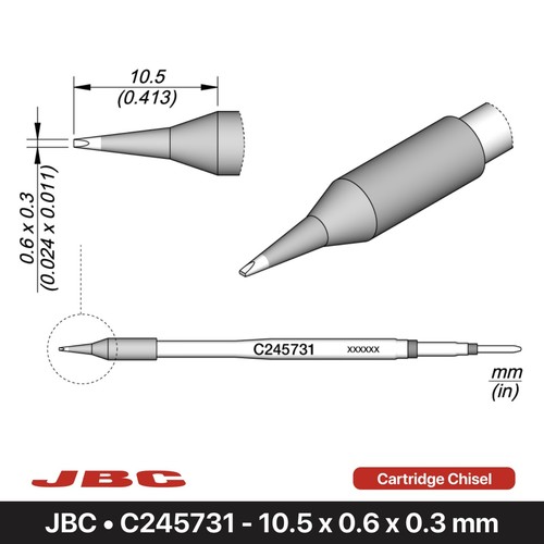 Scalpello cartuccia jbc - a,