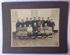 Antica foto gruppo scuola