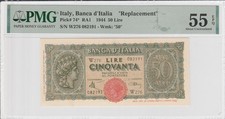 ITALY, 50 LIRE 1944