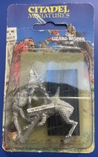 raro blister sigillato fuori produzione 1986 Citadel Miniatures: C21 Lizard Riders nuovo con scatola