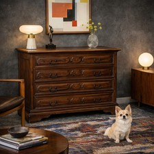 Cassettone Barocco Antico Noce