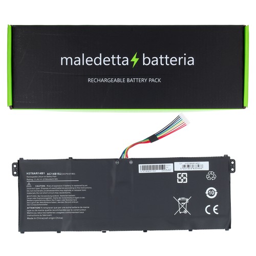 Batteria nero per acer aspire - nero,